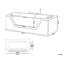 Rourke x Whirlpool Acrylic Bathtub with Tap-1357831577-1357831582