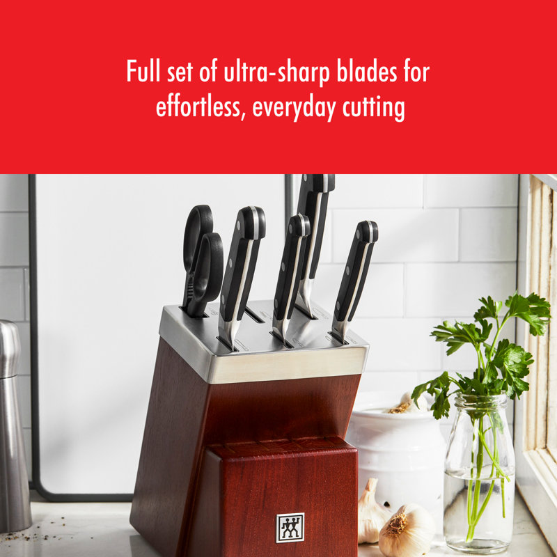 Zwilling Pro 7-piece Self-Sharpening Knife Block Set