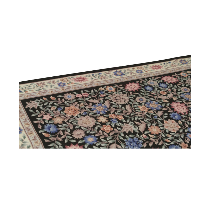 Wool Floral Area Rug