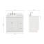 Ensemble de meuble-lavabo simple 37 po Hamlet-1489933528