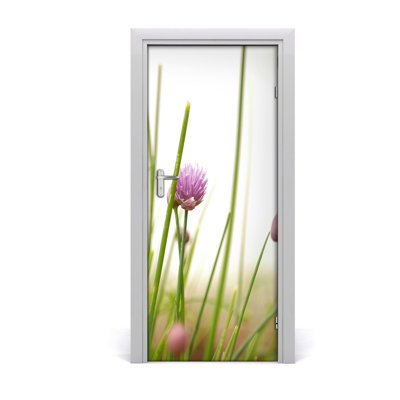 Veneer Chives Door Decal