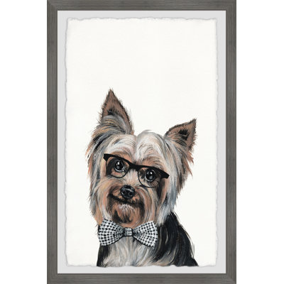 Rockstar Puppy by Marmont Hill - Single Picture Frame Print
