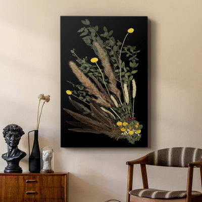 Nosegay V Framed Print -Custom Wrapped Gallery Cavas
