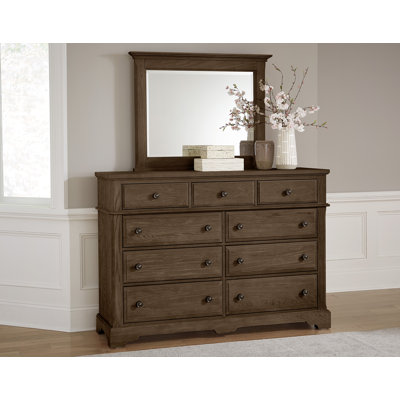 Commode en bois massif Cutlerville Bureau