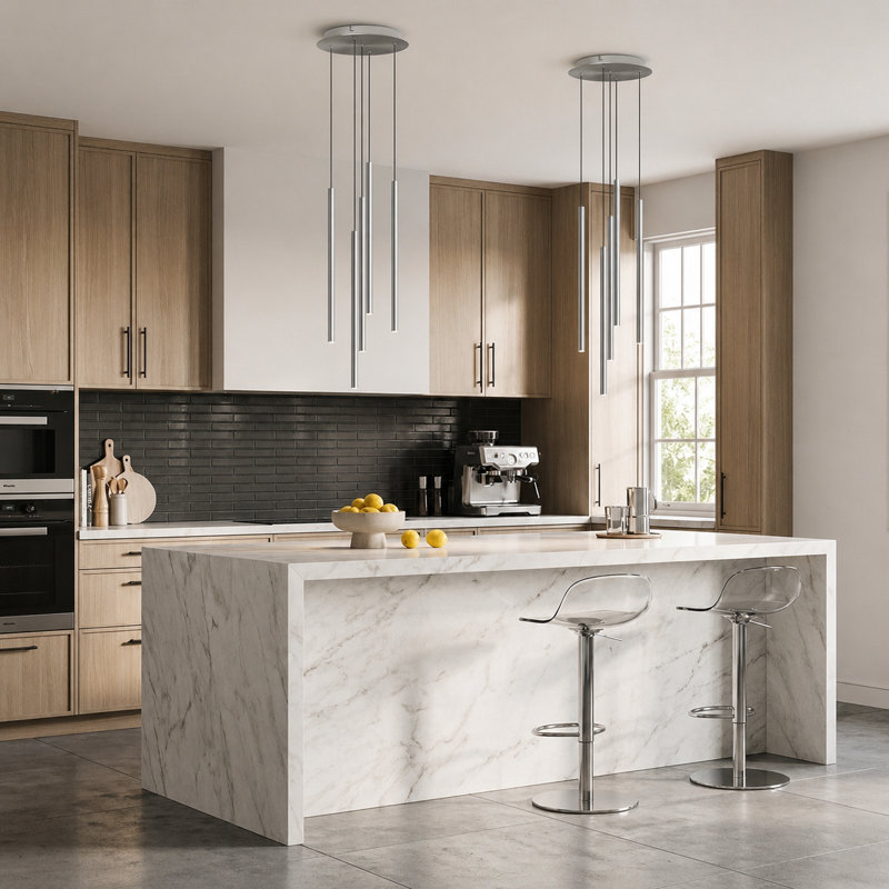 Baileyton 5 - Light Cluster Pendant, Nickel