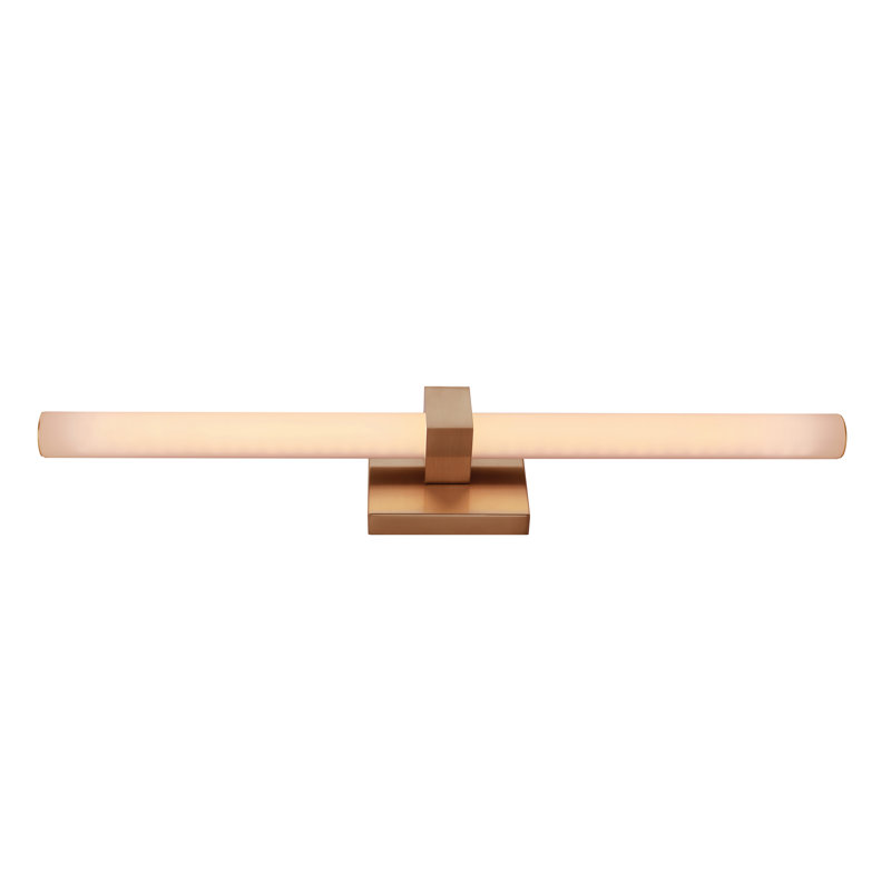Éclairage pour salle de bain, Laiton satiné