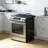 30 Inch Self-Cleaning Gas Range with AirFry and Glass Touch Controls in Stainless Steel