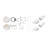 4FT Linkable LED Linear Light, 50W,Dimmable LED Suspension Office Lighting Fixture