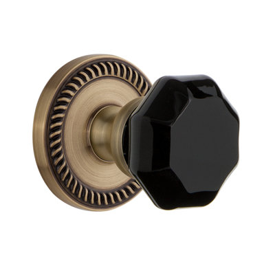Grandeur Newport Rosette Passage with Lyon Door Knob