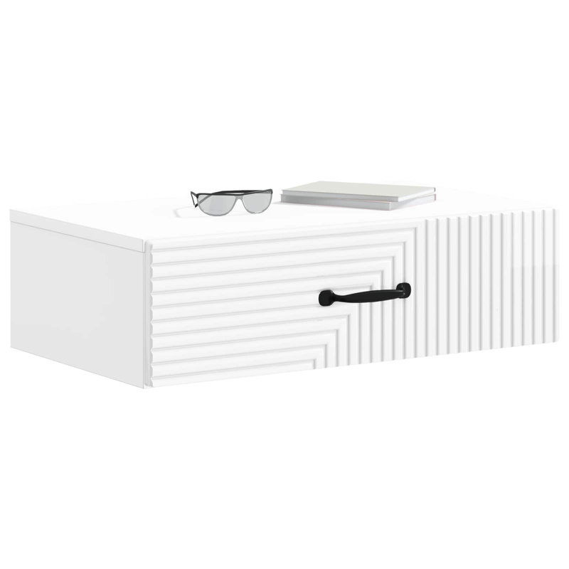 End Table, High Gloss White
