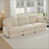 Cream Beige Chenille
