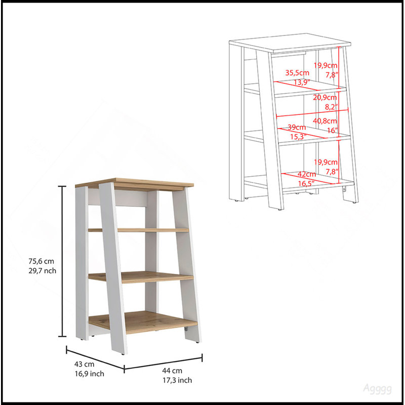 St. Clair Linen Cabinet, Two Interior  Shelves, Two Open Shelves, Single Door