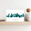 Abstract West Palm Beach City by Michael Tompsett - Wrapped Canvas Print-1774149922