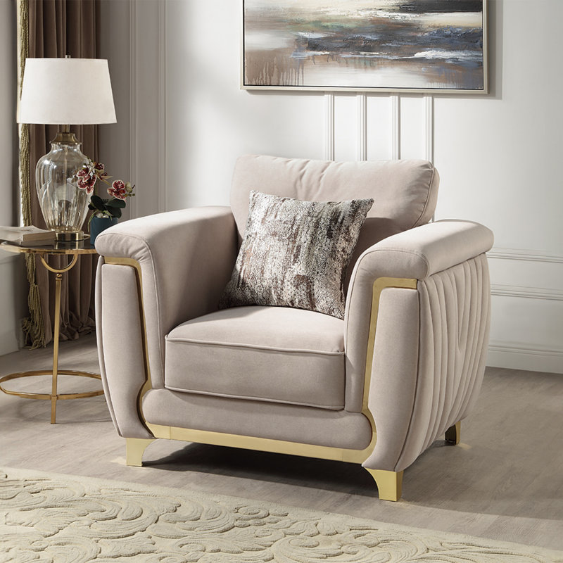 Chaise rembourrée Leena