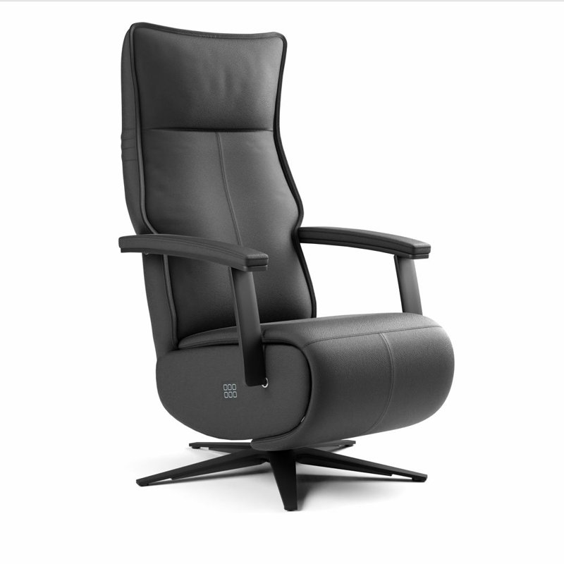 Sofer Zero Gravity Recliner Fully Adjustable Battery Operated, Bordeaux