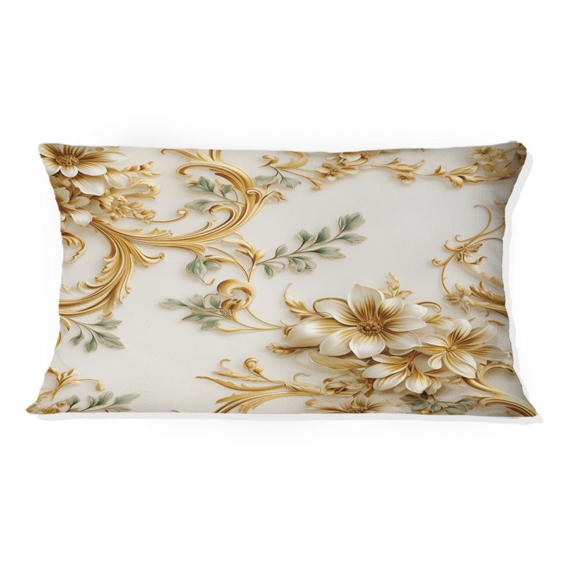  Polyester Lumbar Rectangular Pillow Cover & Insert