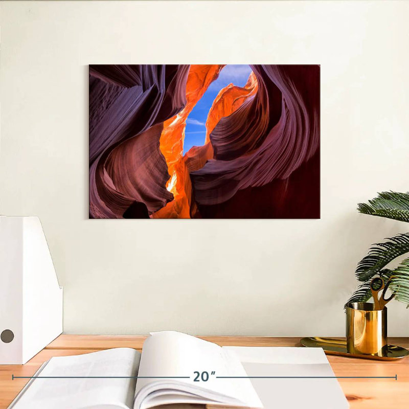 Alvord Lower Antelope Canyon, Arizona, H 8 po x l 12 po