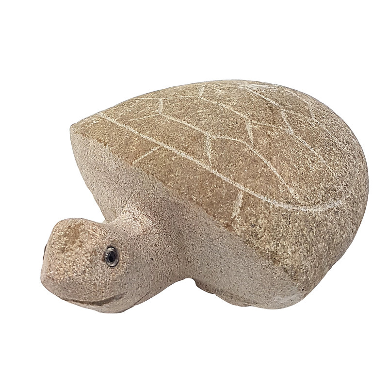 Tortue Boulder 10 po Stone Age Creations, H 6 po x l 4 po x P 4 po