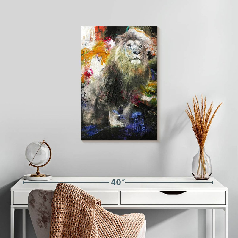 Brampt Glorious Lion, 24" H x 16" W