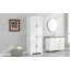 Armoire de rangement pour salle de bain avec portes et tiroir, plusieurs espaces de rangement, tablette réglable-1174565745