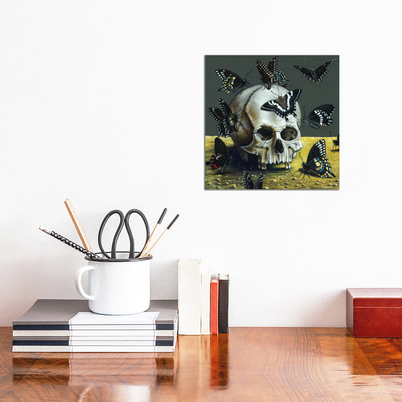 Dark Angels by R.S. Connett - No Frame Print on Canvas, 30.48 cm H x 30.48 cm W