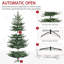 Arbre de Noël artificiel, arbre de Noël à charnière en pin avec 1218 branches réalistes