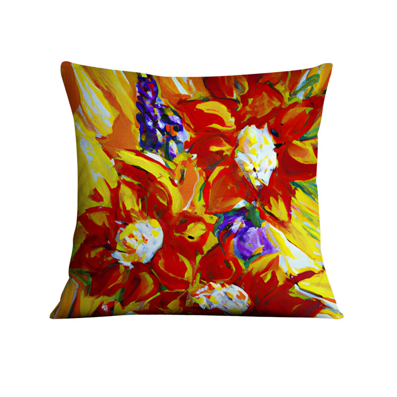 Coussin décoratif, Housse de coussin seulement - sans coussin, H 16 po x l 16 po