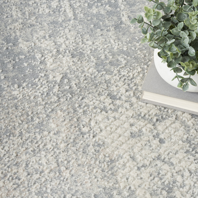 Zellmer Machine Woven Light Grey Indoor Rug, Rectangle 160 x 221cm