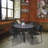 Kee Round Breakroom Table Top, 4 Zeng Stack Chairs-104325666-104325665-4021000