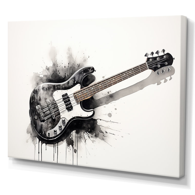 Bass Reverberation Cool Charcoal II, Toile tendue, H 30 po x l 40 po x P 1,5 po