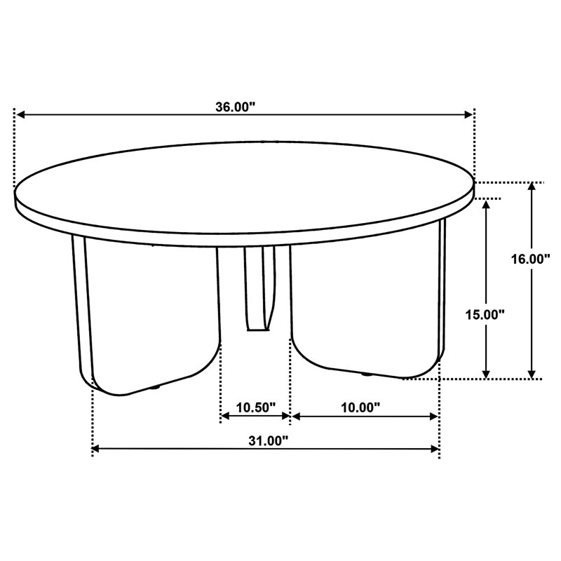 Table basse ronde