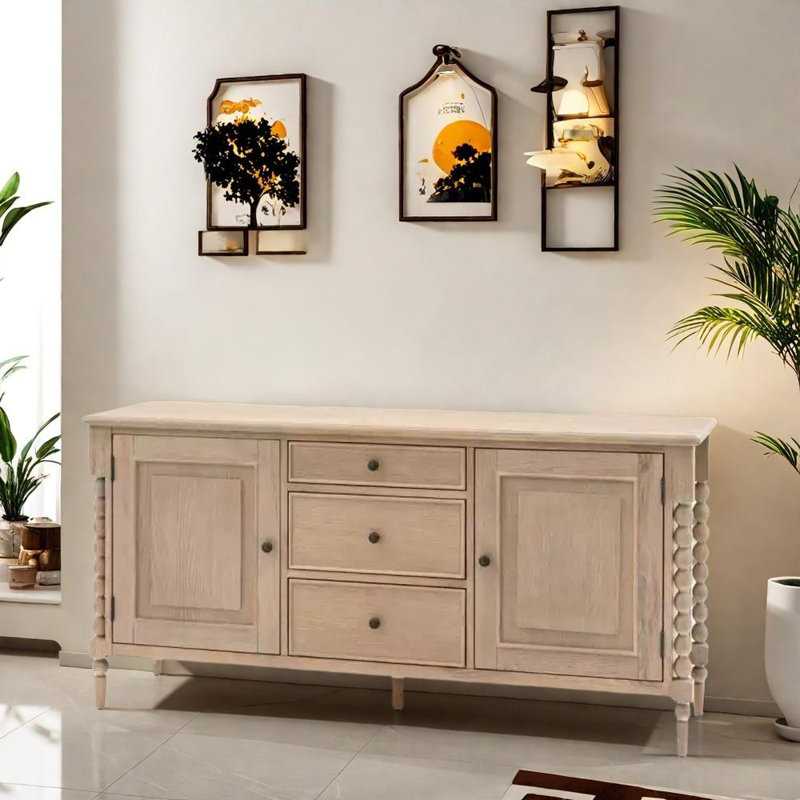 Retro Large-Capacity Sideboard
