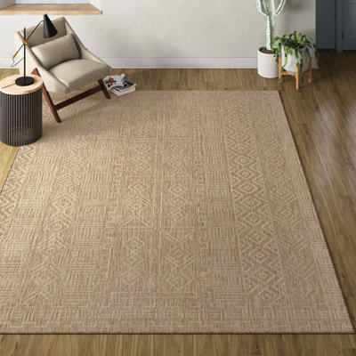 Tapis intérieur / extérieur tissé à la machine Mendota