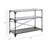 Black & Concrete Finish Kitchen Island