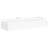 vidaXL Drawer Shelf White MDF, metal Compact Wall-Mounted Shelf-2055823776-2055823782