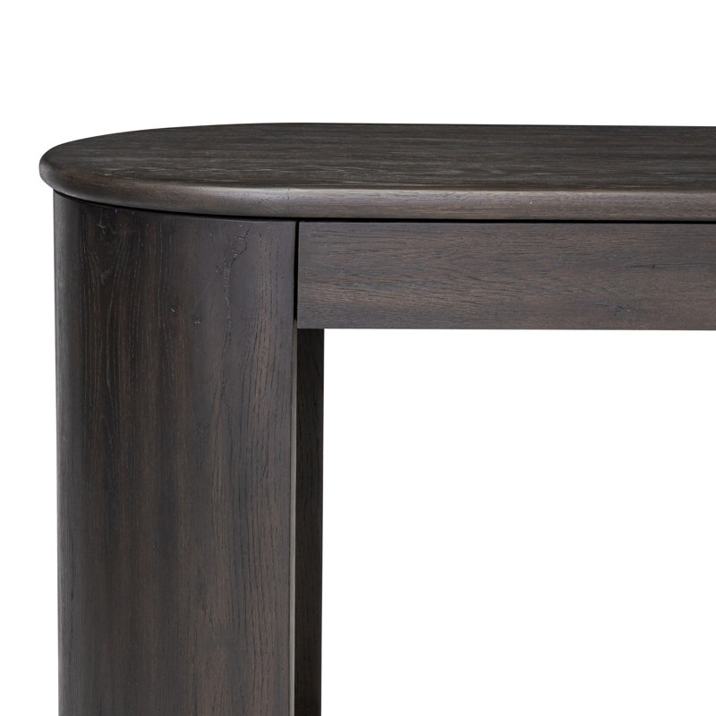 Farrow 79'' W Console Table, Smoked Black