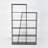 Aires Freestanding Bookcase 5-Tier Display Shelf with Metal Frame-42591400