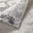 TOWN & COUNTRY LUXE Opaline Bold Marble Area Rug with Glam Metallic Ribbed Texture Pile, Black-154602656