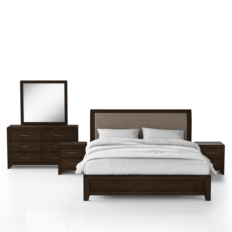 Ensemble de chambre avec lit-bateau 5 pièces