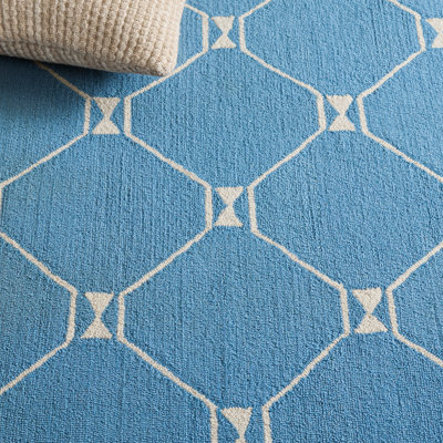Asbed Hand Tufted Wool Geometric Rug