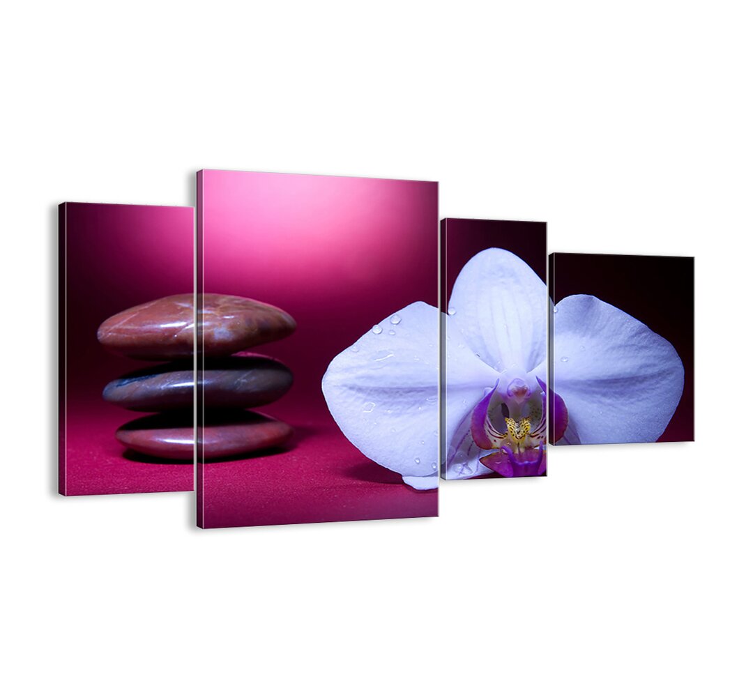 4-tlg. Leinwandbilder-Set - Fotografie „A Study of Freshness in Purple”