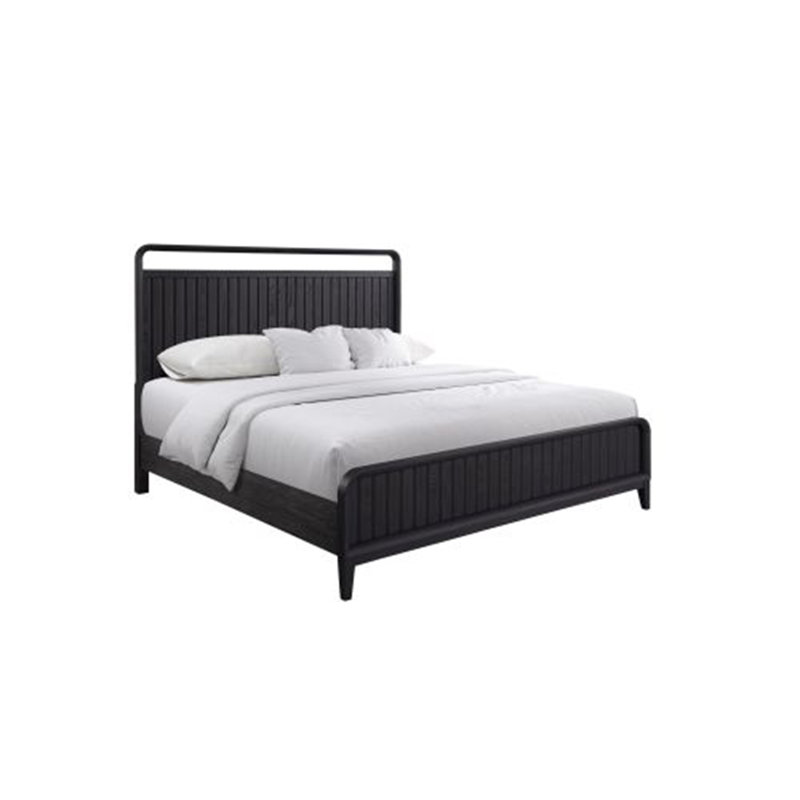 Modern Open Panel Bed, King