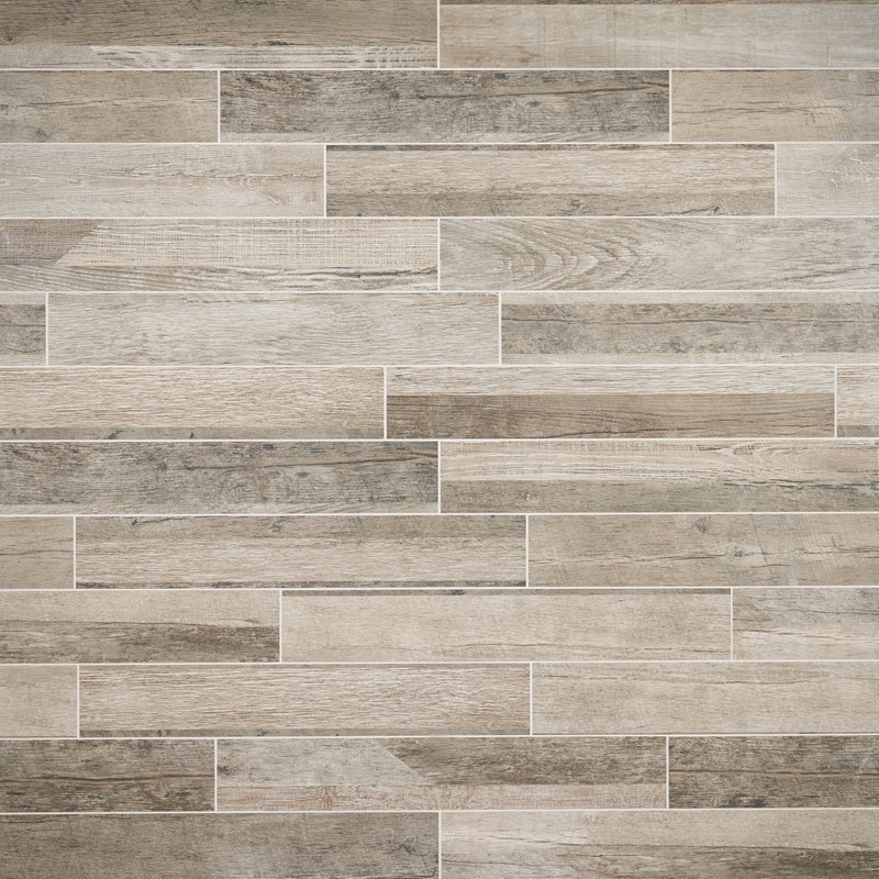 Carreau de mur et de plancher en porcelaine 4 po x 24 po, Olive