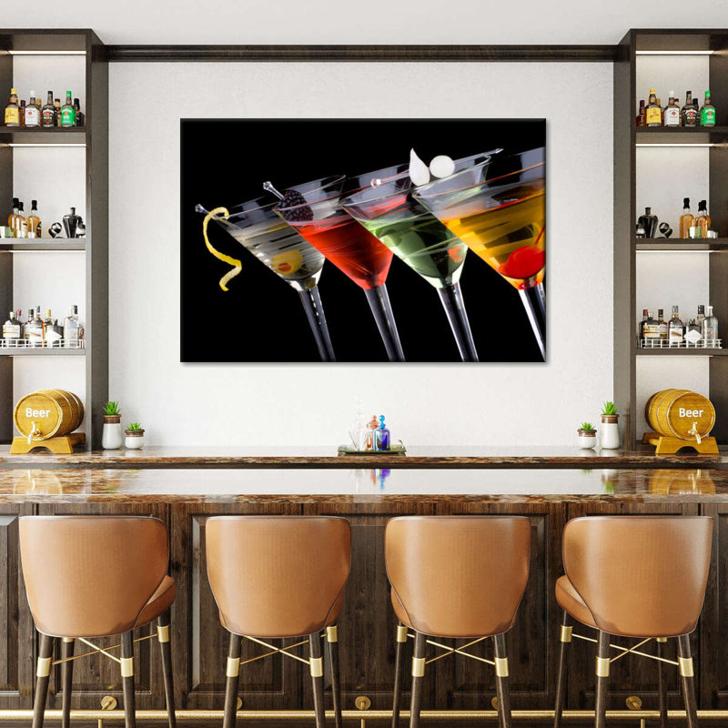 Impression sur toile Martini Fusion Cocktail, L 24 po x H 36 po