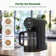 Countertop Reverse Osmosis Water Filtration System Portable RO Water Filters Purifier with 5 Stage Filtration, 3:1 Pure to Drain, TDS Monitor, Faster Delivery Flow, Plug and Use