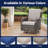 Allo Pillow And Cushion Set Deep Seat Indoor/Outdoor Water-Resistant- 25" X 22" X 4"-1985081955-1991704662