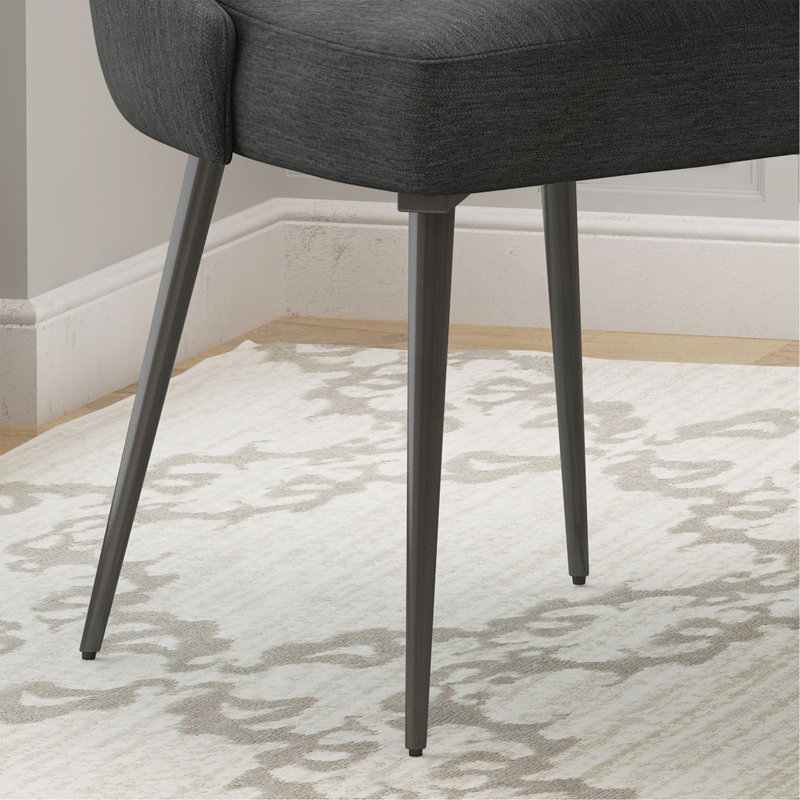 Chaise de salle à manger Minimalist (ensemble de 2), Gris anthracite