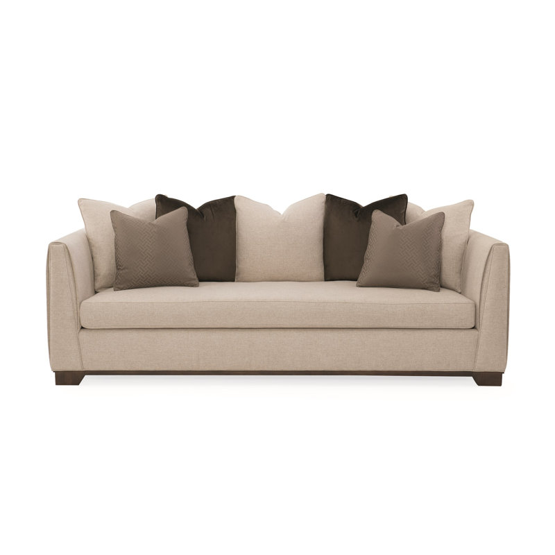 Modern Streamline Upholstered 88.75'' Sofa