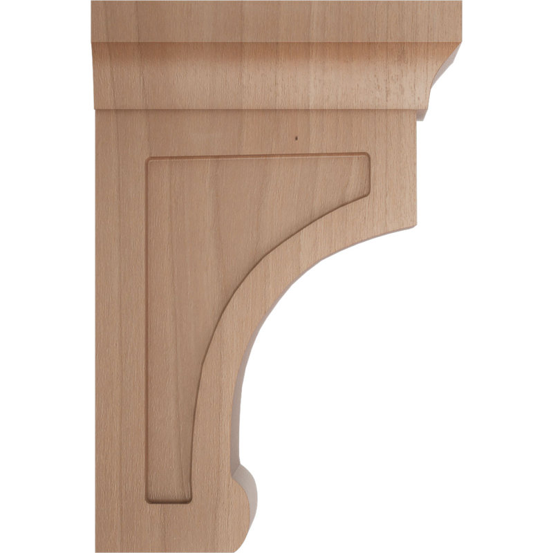Support en bois Gomez, Cerisier, H 6 po x l 2,5 po x P 4 po