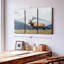 «Mountain Bull Elk», 3 pièces sur toile-98562385